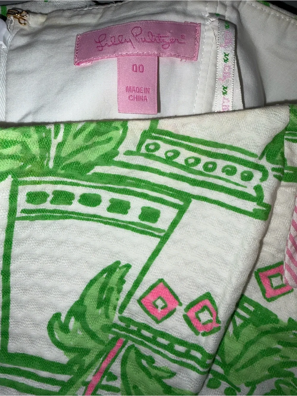 Lily Pulitzer Strapless A-Line Mint Julep Dress - Picture 3 of 3